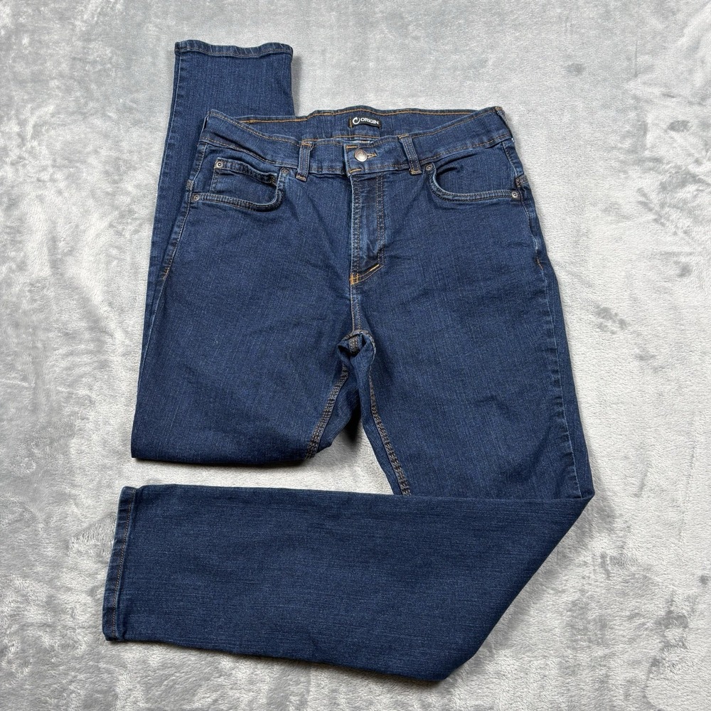 Origin Jeans Mens 32x30 Medium Wash Delta Flex Taper Stretch Jiu Jitsu BJJ USA